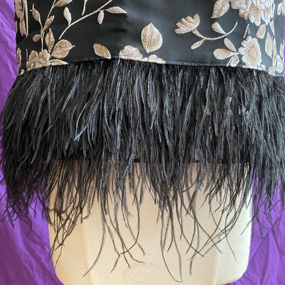 Kate Spade Black Floral Sleeveless Vest Top. Size 2. - Picture 4 of 9